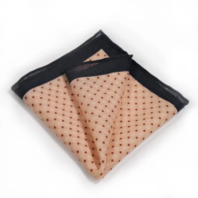 Wool pocket square KDJ26-081Y from the Cocoon of Artisan collection
